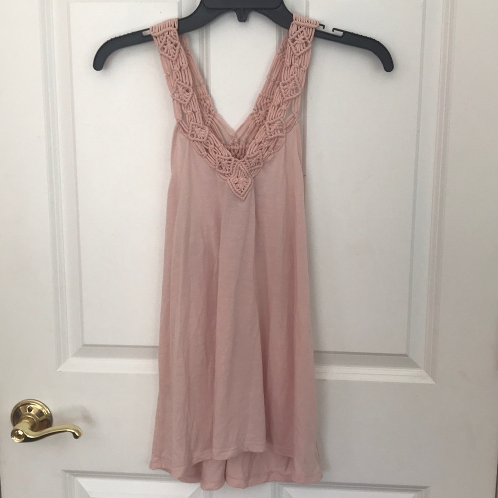 Pink tank top